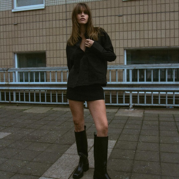 Zara Skort in Black - Picture 1 of 12